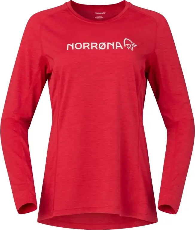 Norrøna Women's Fjørå Equaliser Lightweight Long Sleeve Aura Orange