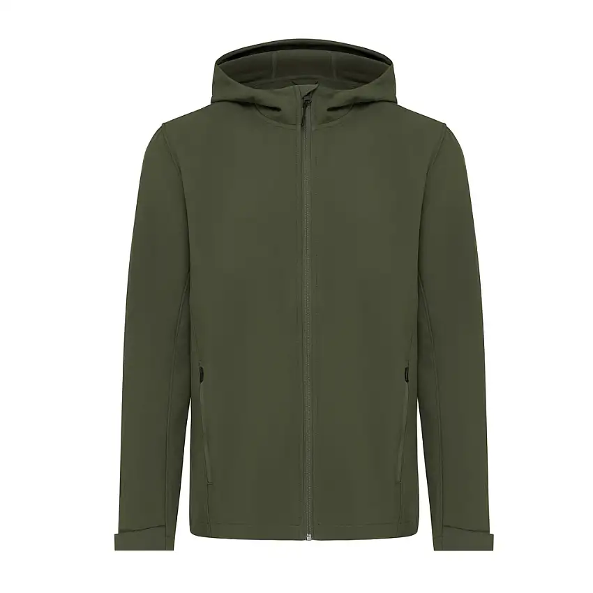 Iqoniq Makalu soft shell herrjacka i återvunnen polyester