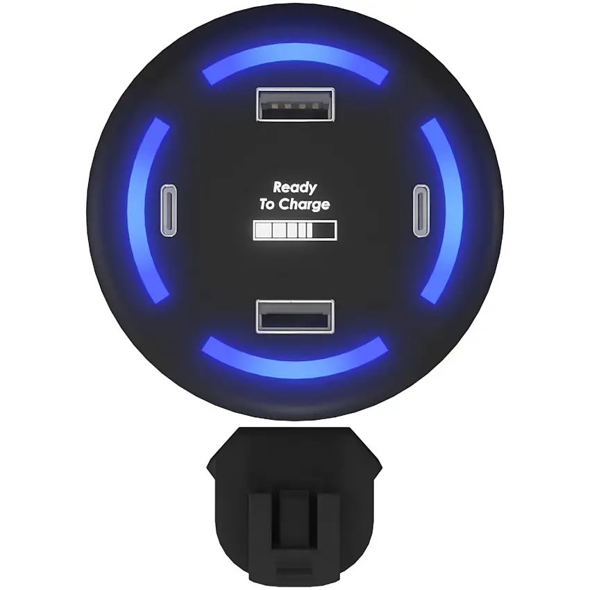 SCX.design H11 adapter med upplyst logotyp