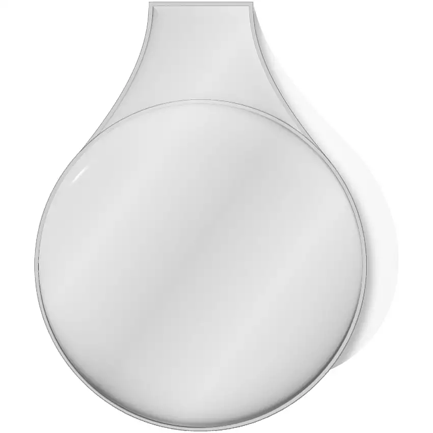 RFX™ M-10 liten rund reflekterande TPU-magnet