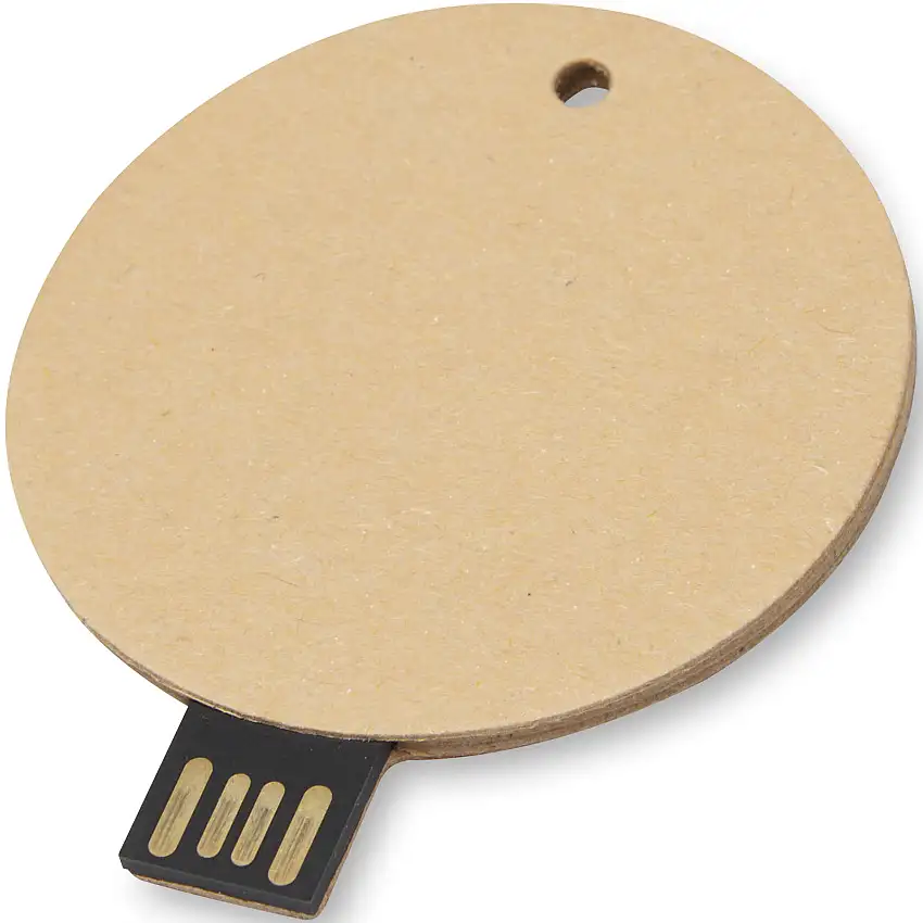 Runt USB-minne 2.0 i återvunnet papper
