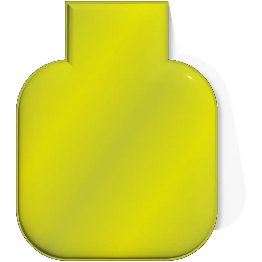 RFX™ M-10 fyrkantig reflekterande TPU-magnet