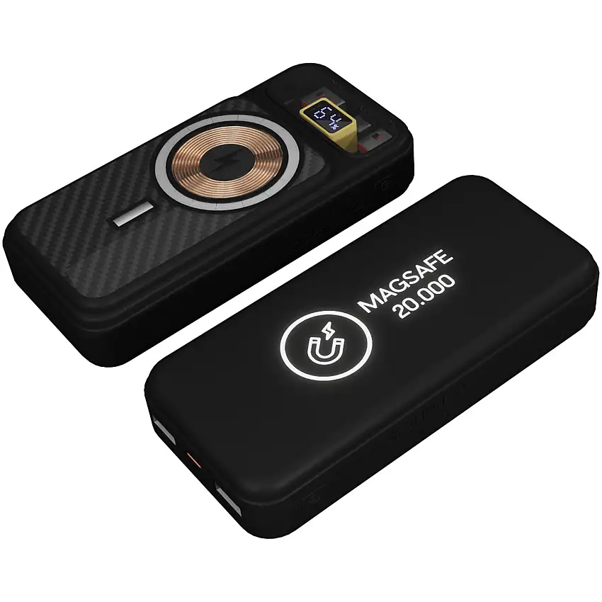 SCX.design P50 magnetisk powerbank på 20 000 mAh