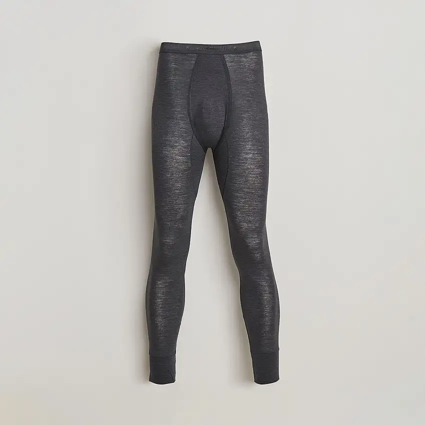 Wool/Silk Long Johns Charcoal