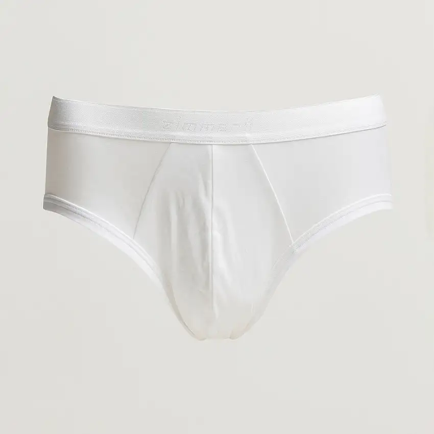 Sea Island Cotton Briefs White