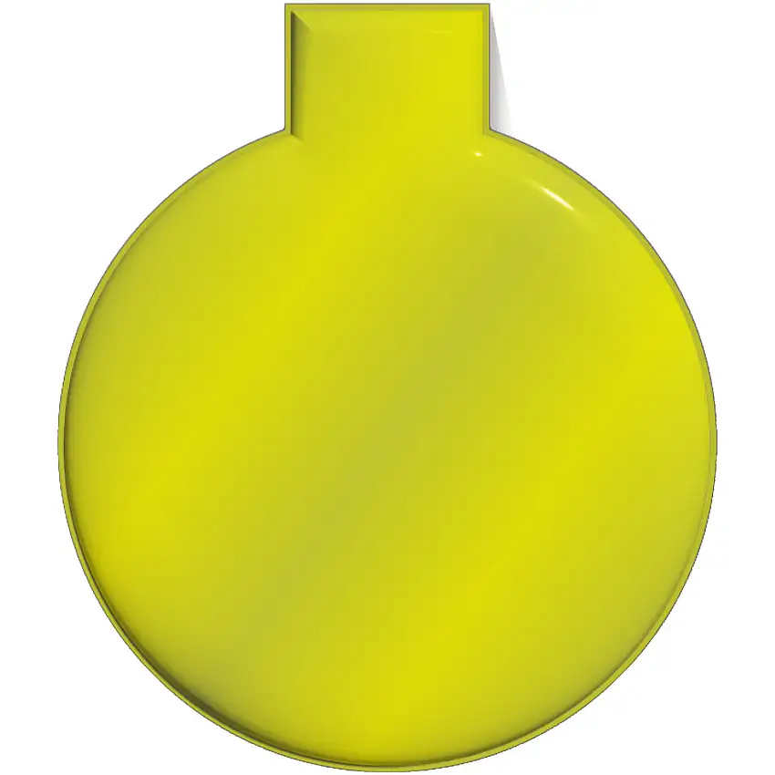 RFX™ M-10 stor rund reflekterande TPU-magnet