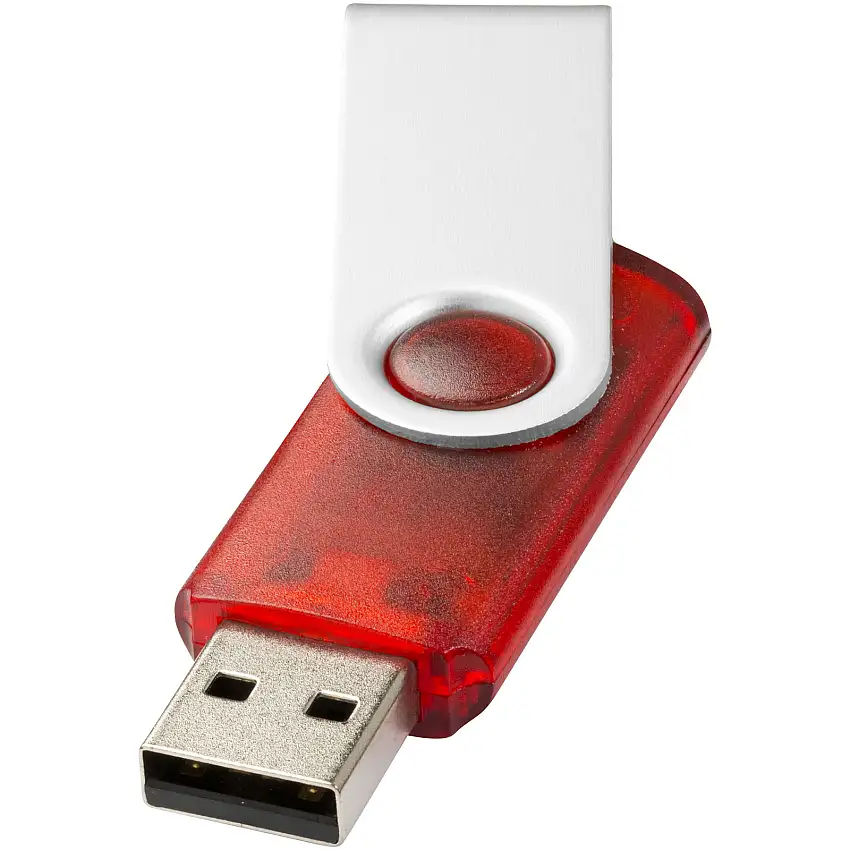 Rotate transparent USB minne