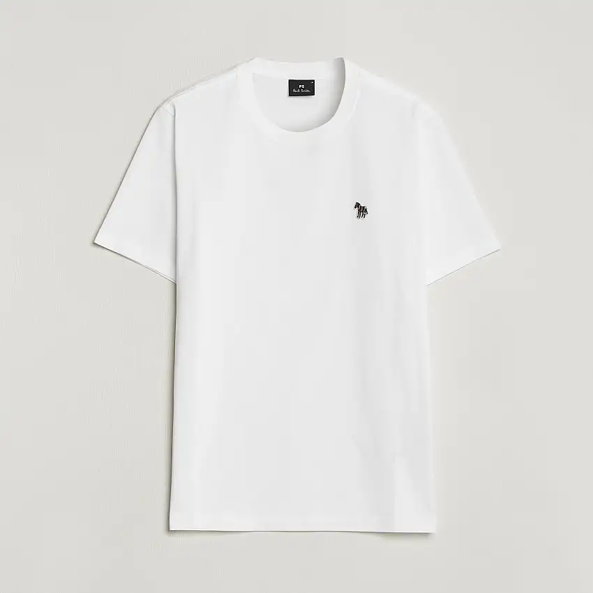 Organic Cotton Zebra T-Shirt White