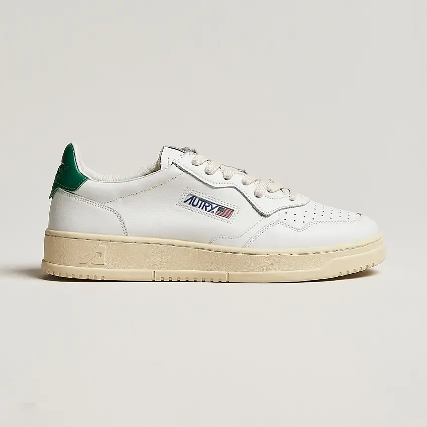 Medalist Low Sneaker White/Green