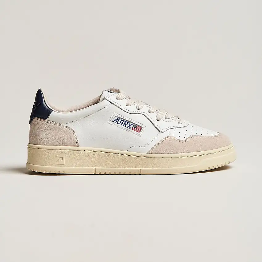 Medalist Low Sneaker White/Blue