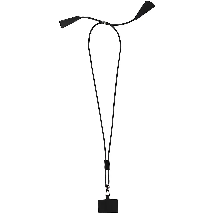 Funi nyckelband för smartphone av återvunnen plast med inbyggd datasynkroniseringskabel och 100 W snabbladdande 5-i-1-kabel