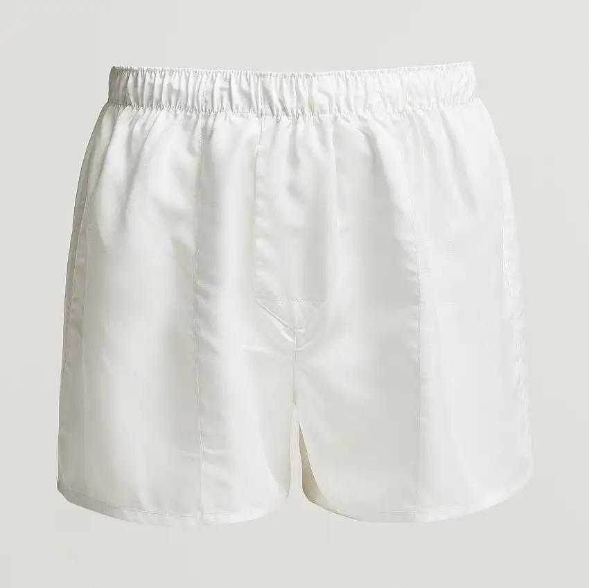 Woven Boxer Shorts Classic White