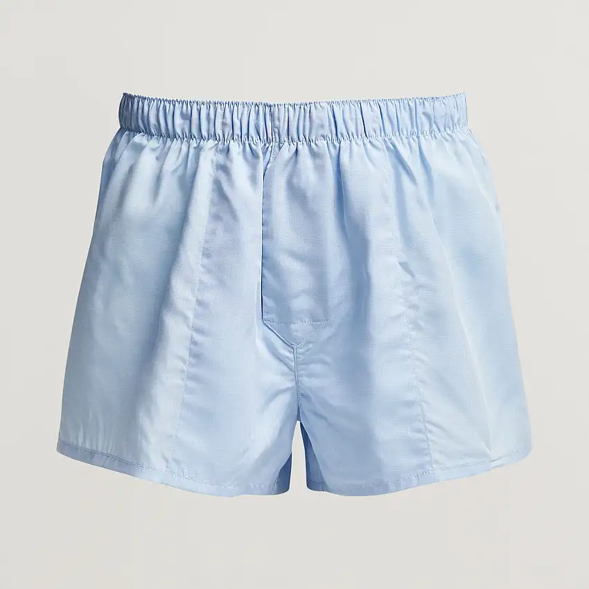 Woven Boxer Shorts Slim Sky Blue