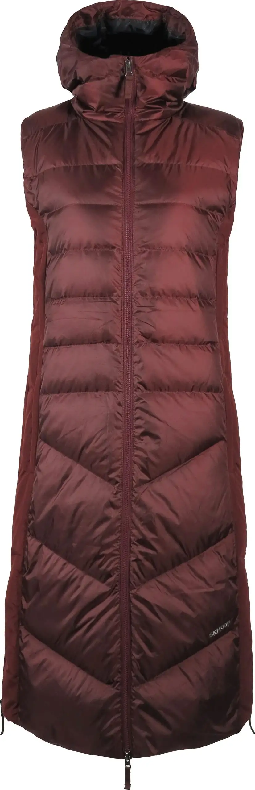 Skhoop Women's Melina Down Vest Chestnut