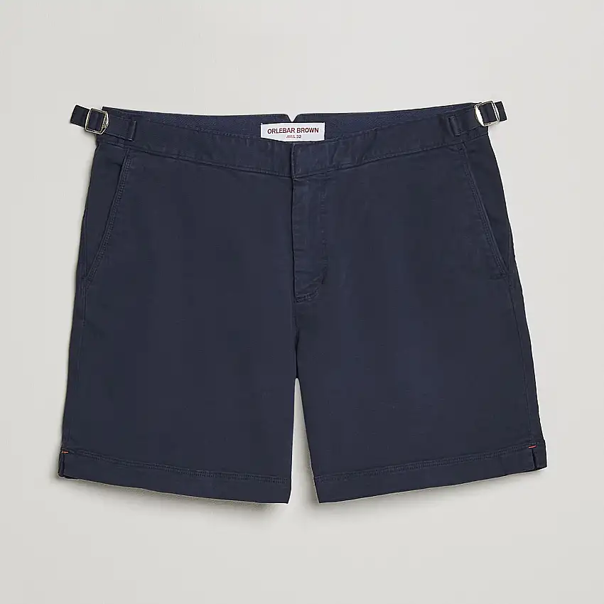 Bulldog Cotton Stretch Twill Shorts Dark Navy