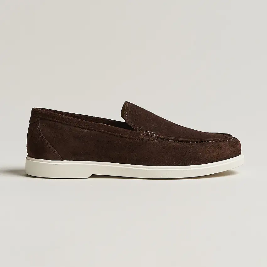 Tuscany Suede Loafer Chocolate