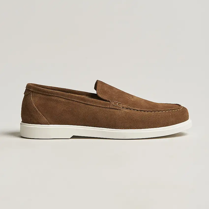 Tuscany Suede Loafer Chestnut