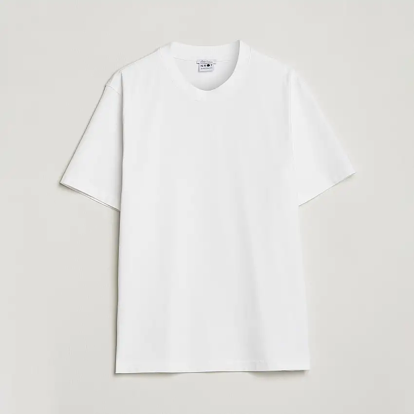 Adam Pima Crew Neck T-Shirt White
