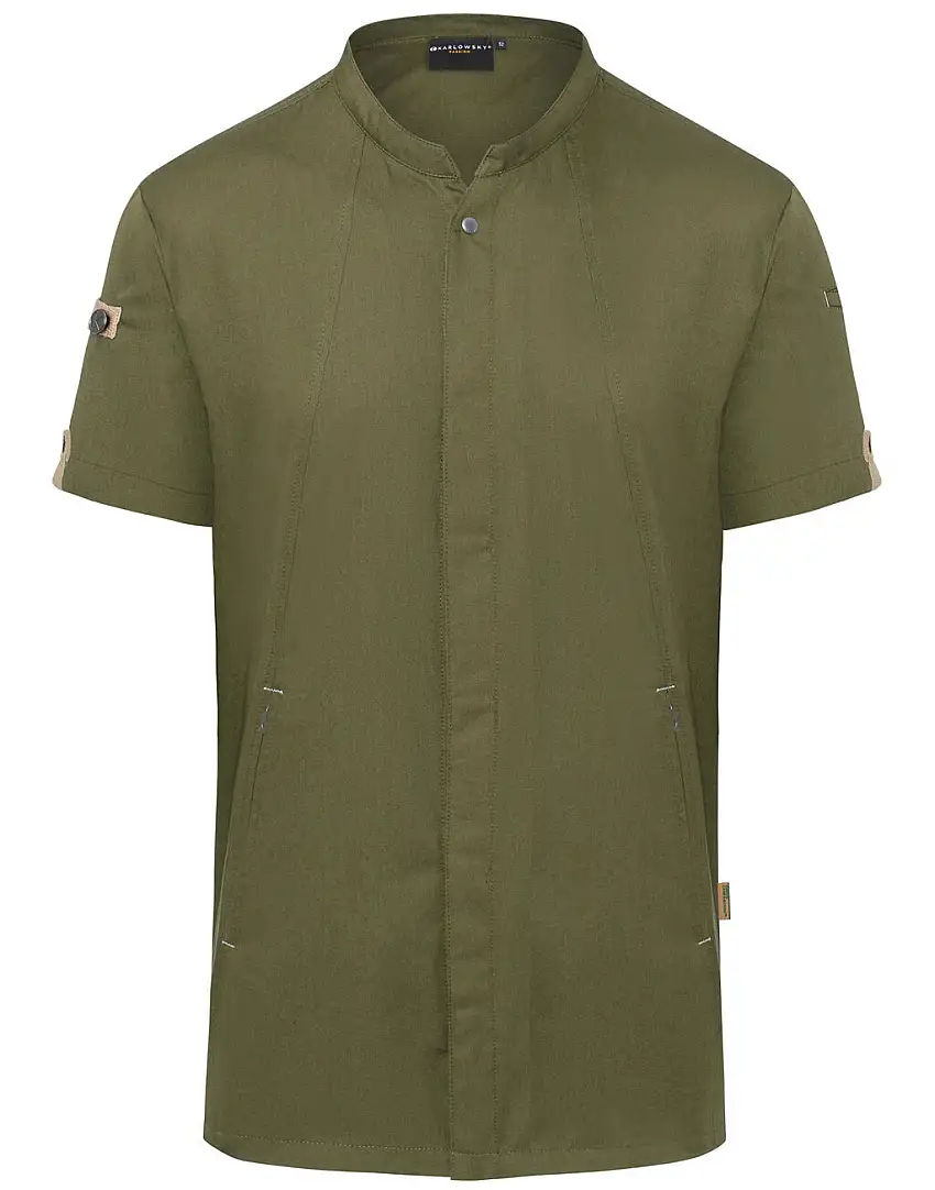 Short-Sleeve Chef Jacket Green-Generation