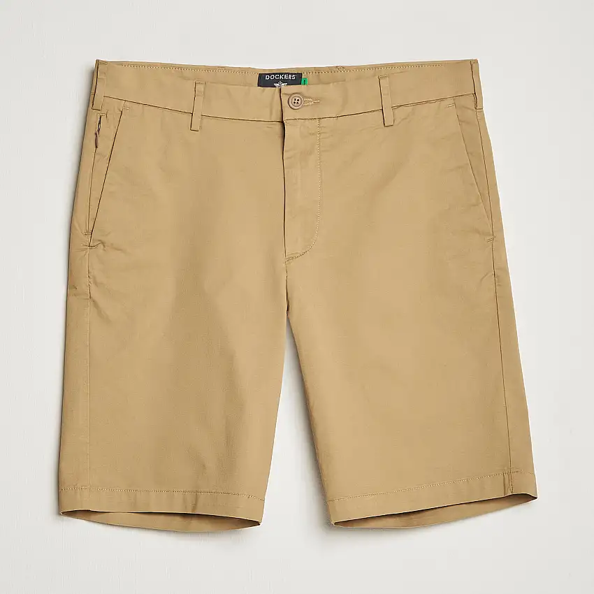 Cotton Stretch Twill Chino Shorts Harvest Gold