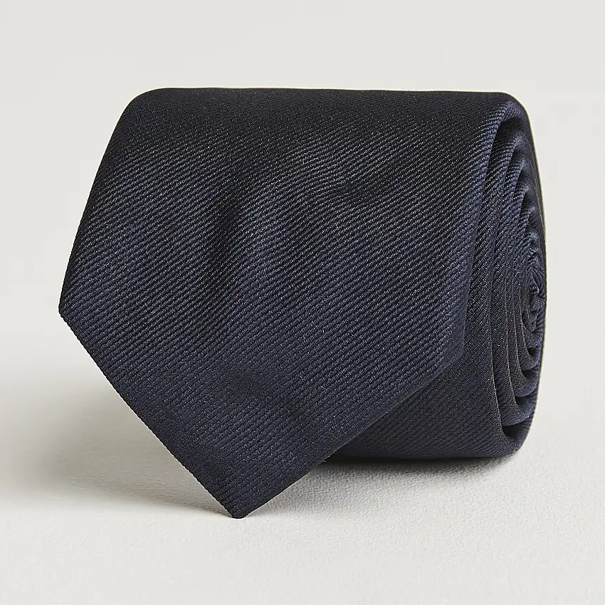 Silk 7,5 cm Tie Dark Blue