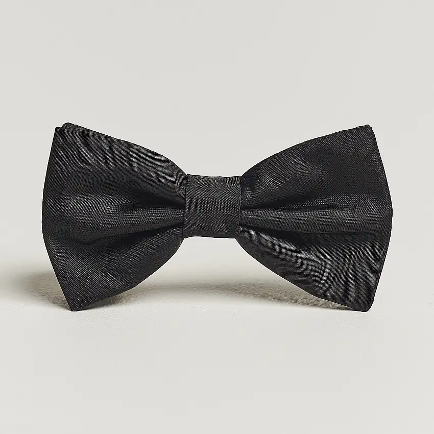 Silk Pre Tie Black