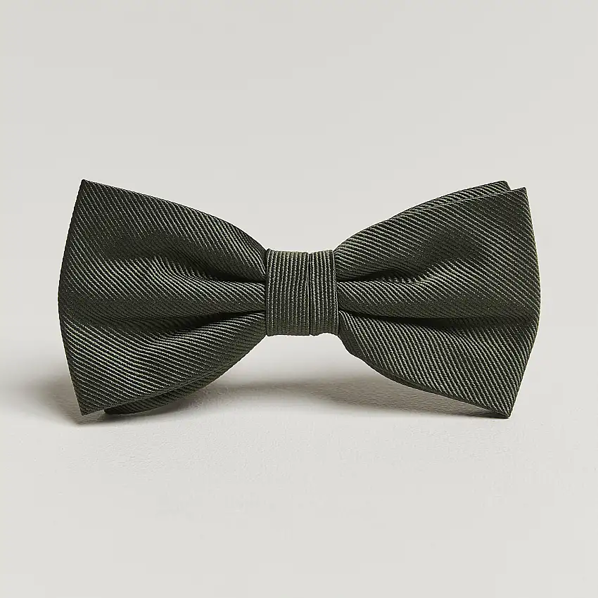 Pre Tie Silk Olive