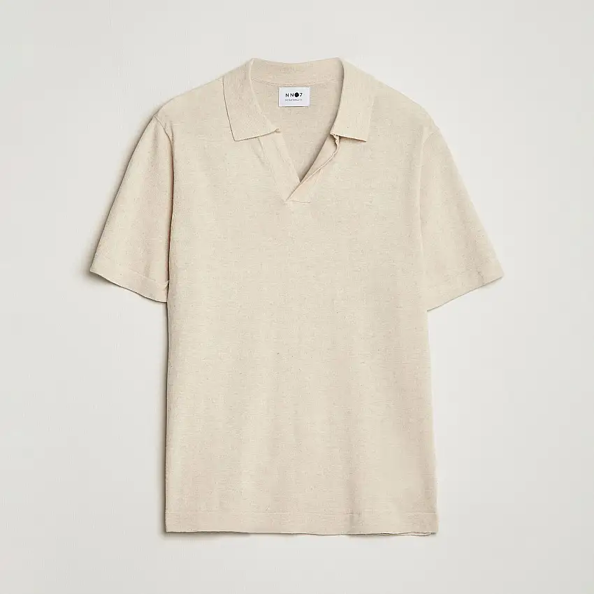 Ryan Cotton/Linen Polo Oat