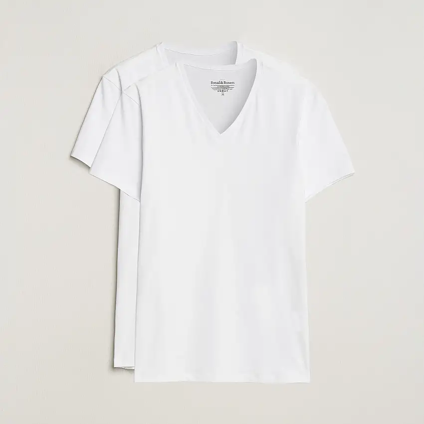 2-Pack V-Neck T-Shirt White