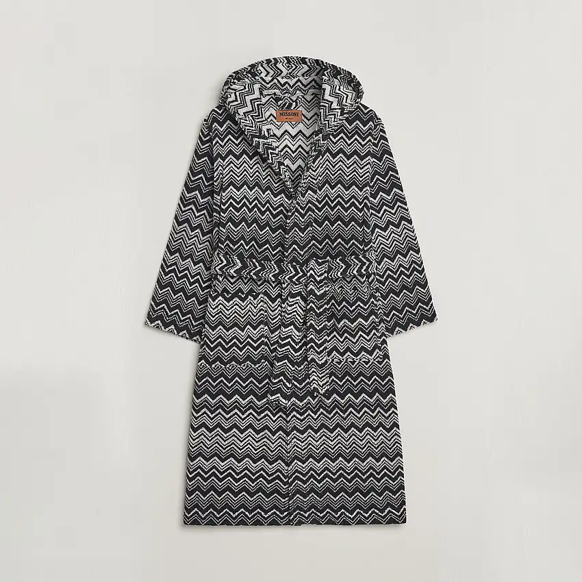 Keith Bathrobe Grey/Black