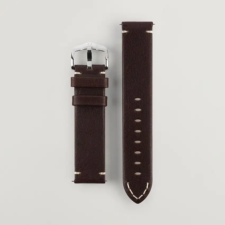 Ranger Retro Leather Watch Strap Brown