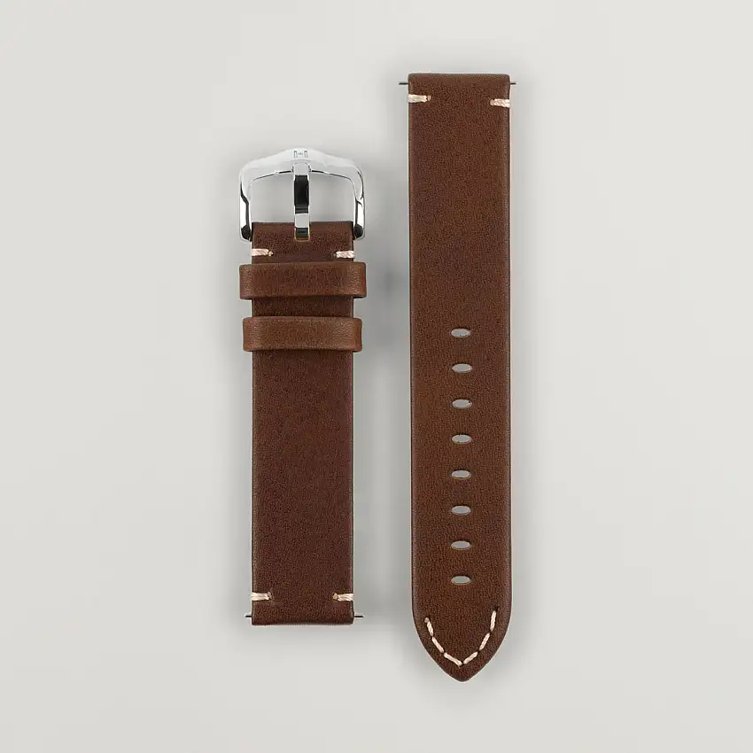 Ranger Retro Leather Watch Strap Golden Brown