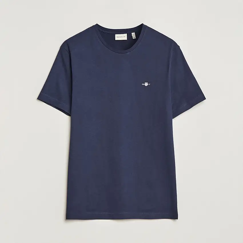 The Original Solid T-Shirt Evening Blue