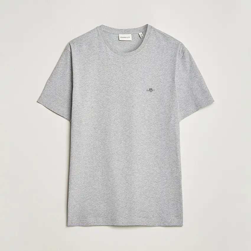 The Original Solid T-Shirt Grey Melange