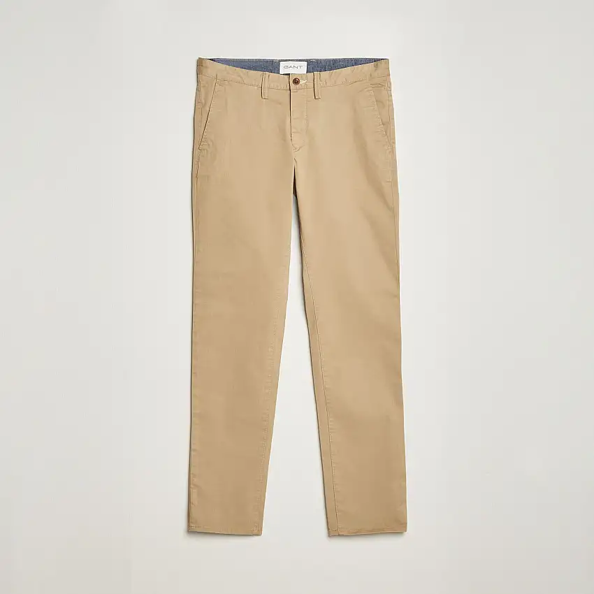 Slim Fit Twill Chino Dark Khaki