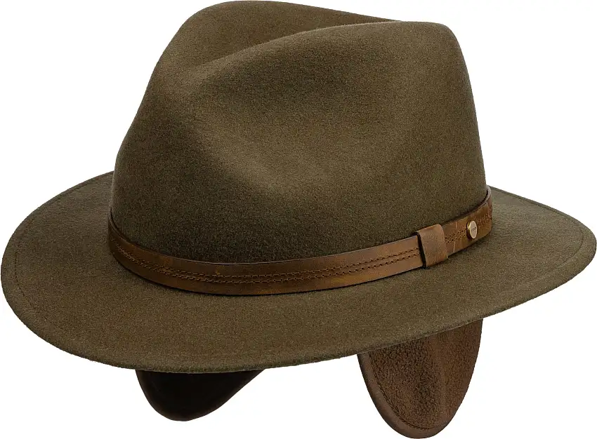 Stetson Men's Traveller Wool Felt with Ear Flaps Serpent
