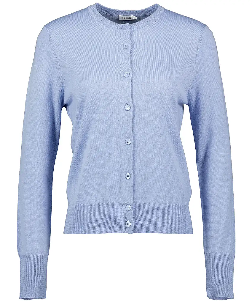 Filippa K Merino short cardigan - Blå