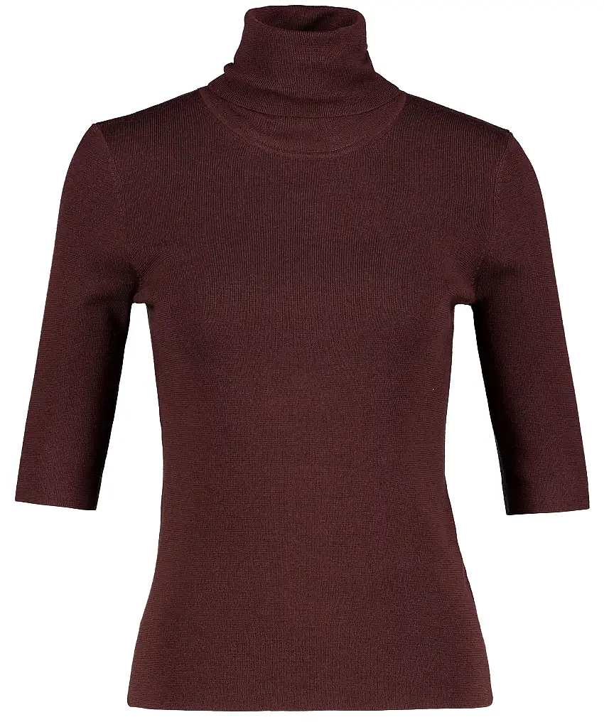 Filippa K Merino top - Vinröd
