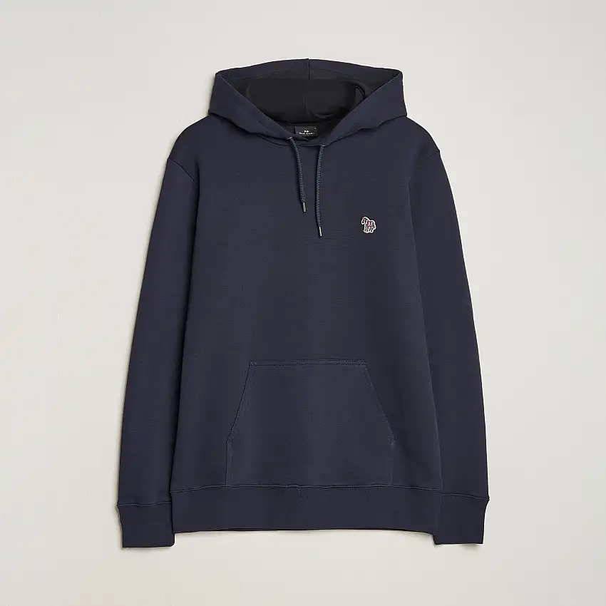 Zebra Organic Cotton Hoodie Navy