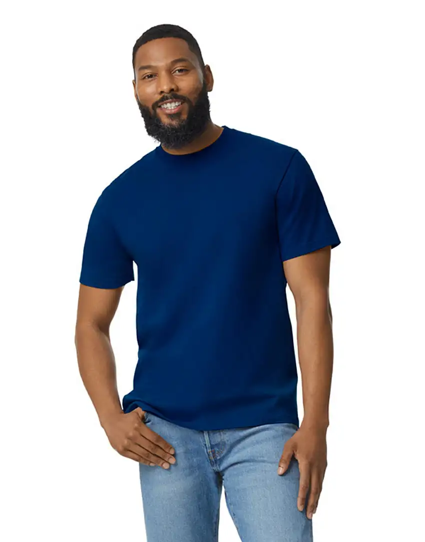 Softstyle Midweight Adult No Label Enzyme Wash T-S