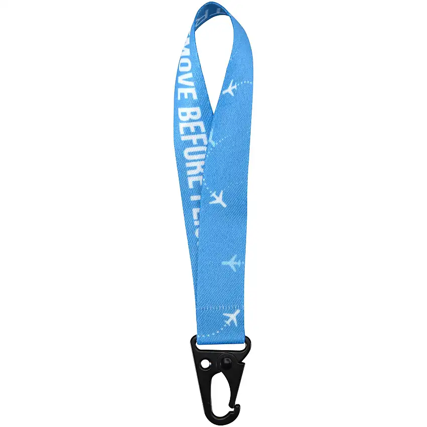 Leif mini-logoband med karbinhake och sublimering av RPET
