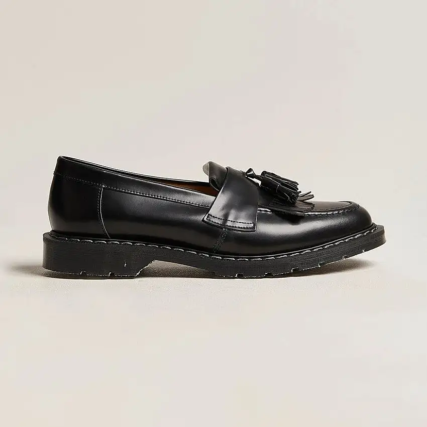 Tassel Loafer Black Shine