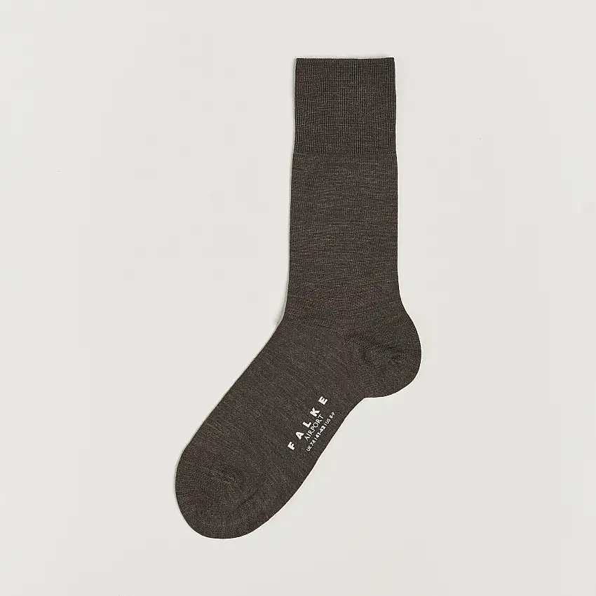 Airport Socks Brown Melange