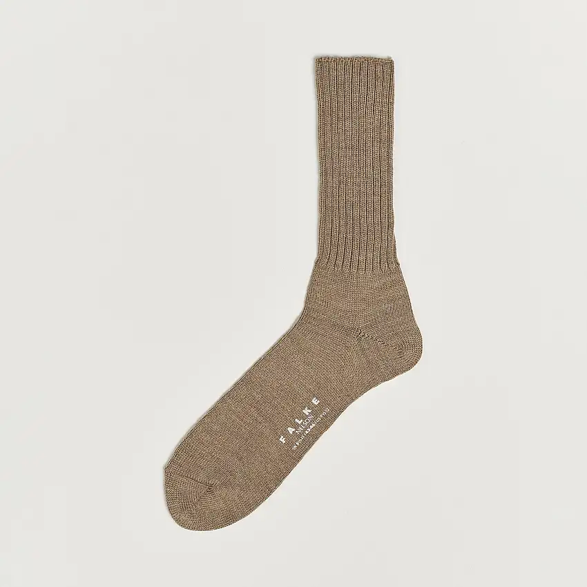 Nelson Wool Boot Sock Nutmeg Melange
