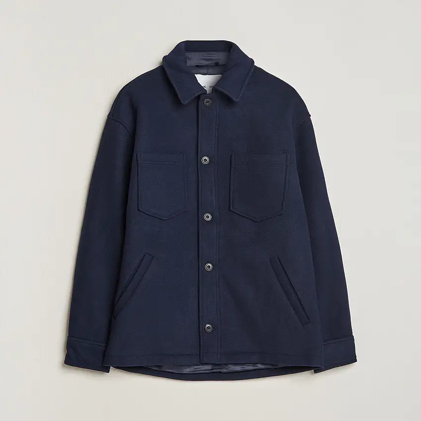 Pally Padded Shirt Jacket Salute Navy