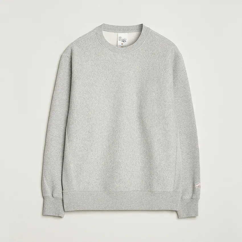 Hasse Crew Neck Sweatshirt Grey Melange