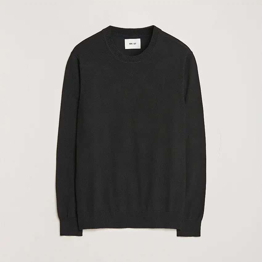Ted Merino Crew Neck Pullover Black