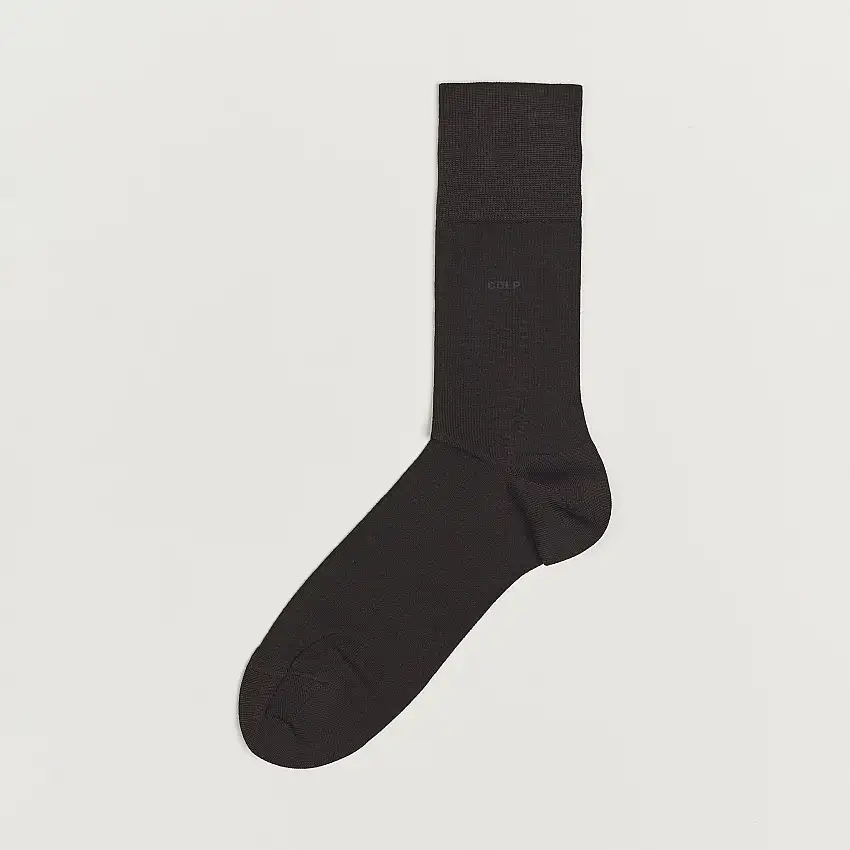 Cotton Socks Dark Brown