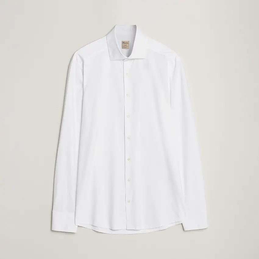 Slimline Cut Away 4-Way Stretch Shirt White
