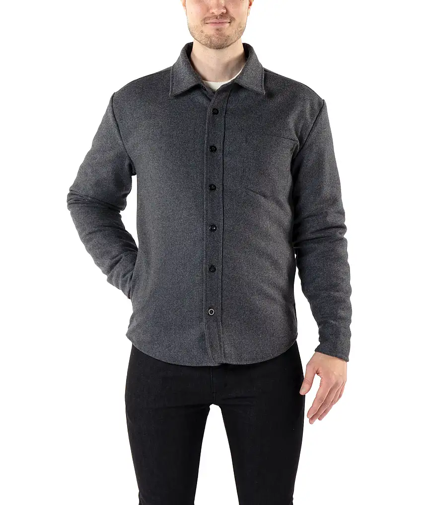 Monel Sinclair Wool Shirt - Grå